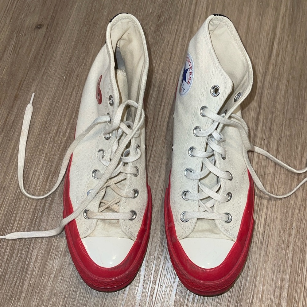 Comme des Garçons PLAY Converse Red Sole High Top - Picture 9 of 13